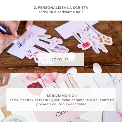 Tag confetti sagomati