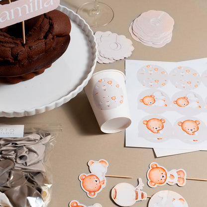 KIT BABY SHOWER – palloncini e decorazioni tavolo