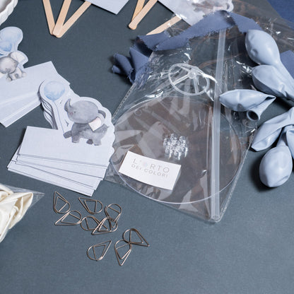 KIT BATTESIMO COMPLETO – decorazioni - allestimento tavolo- angolo bomboniere - set fotografico
