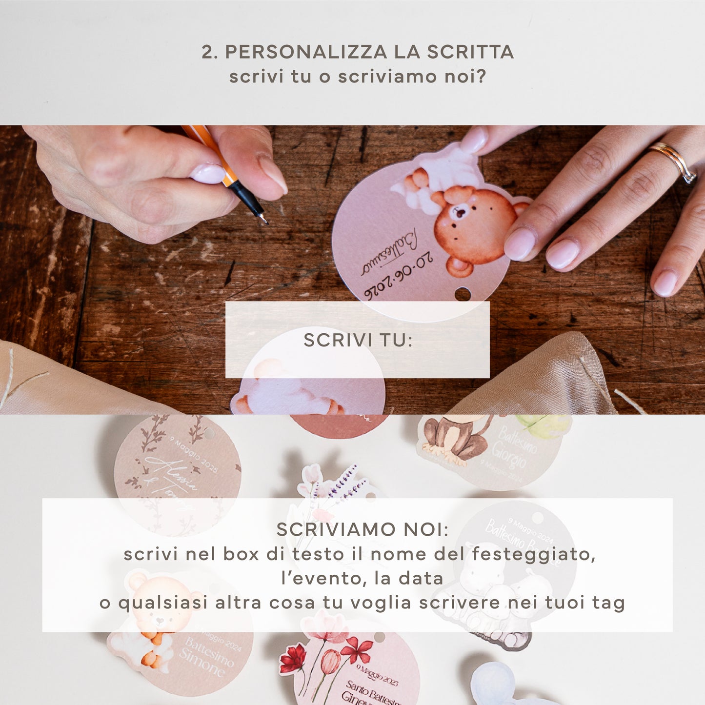 Tag bomboniera