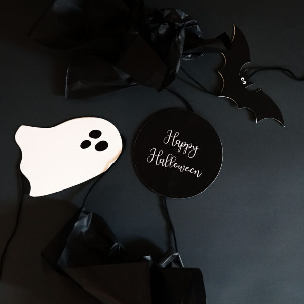 FESTONE VERTICALE (2 pz) Halloween Fantasmi - immagine 4